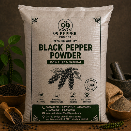 Black Pepper Powder 50kg - Loose Packaging